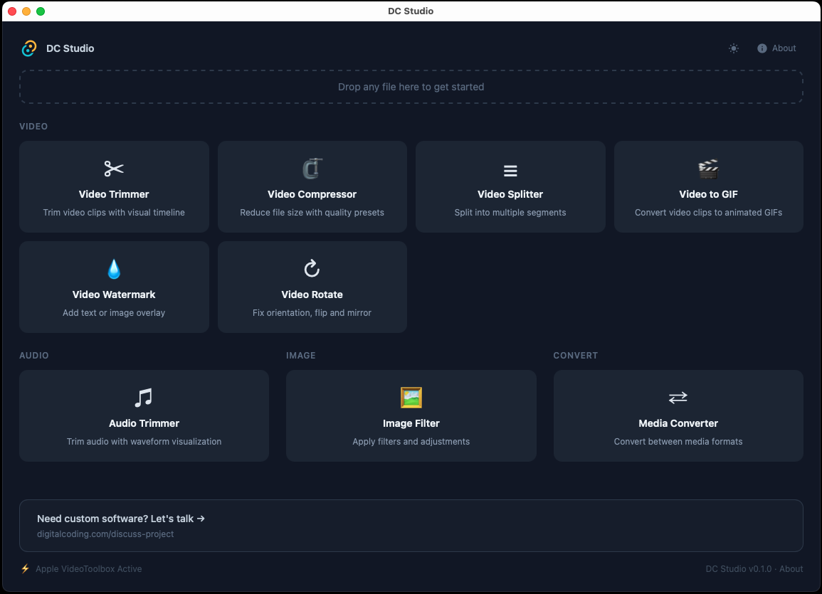 DC Studio screenshot